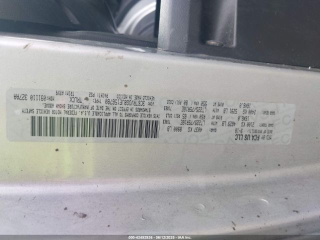 3C6TRVDG8JE156780 RAM Promaster 2500 High Roof 159 Wb