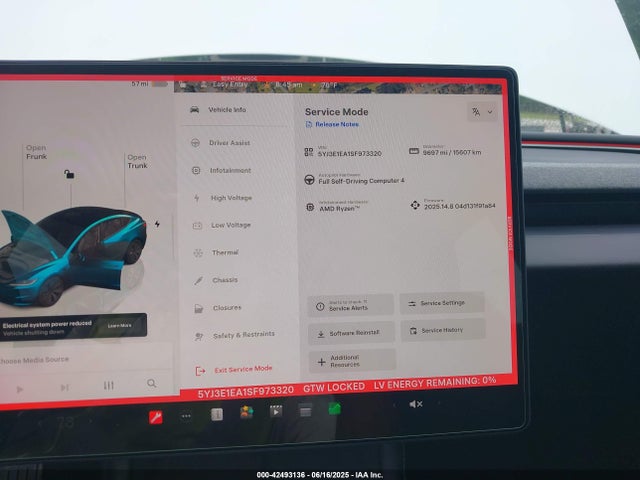 2025 TESLA MODEL 3 5YJ3E1EA1SF973320 Photo 6