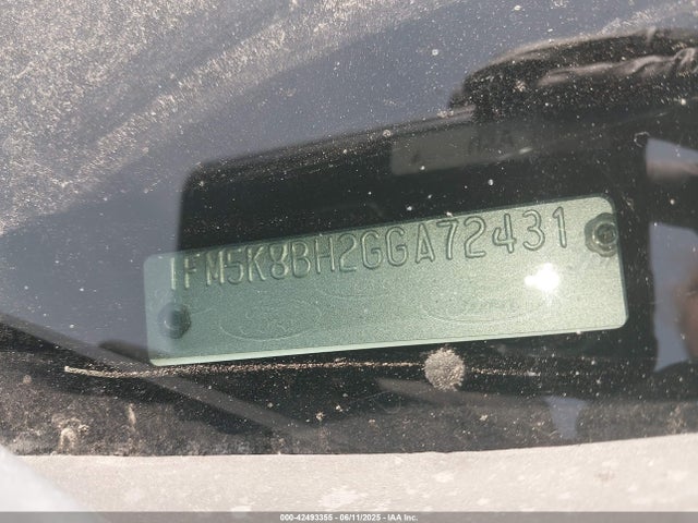 1FM5K8BH2GGA72431 Ford 2016