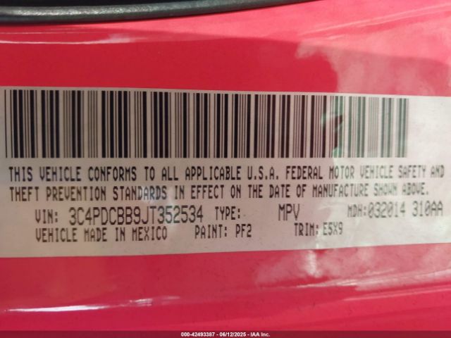 2018 DODGE JOURNEY 3C4PDCBB9JT352534 Photo 8