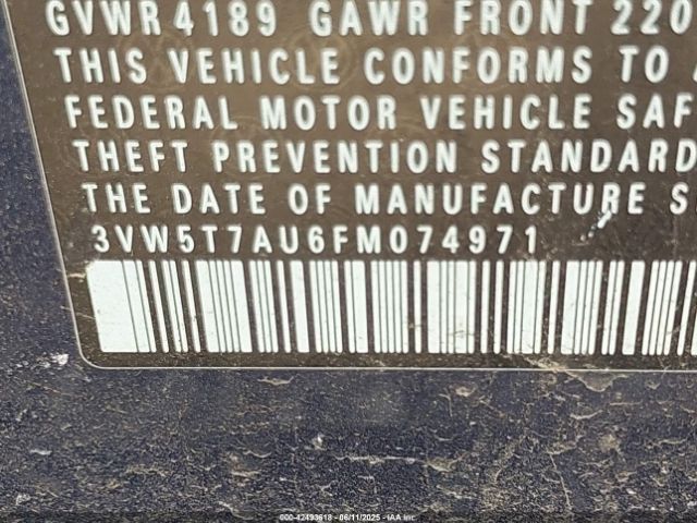 3VW5T7AU6FM074971 Volkswagen GTI