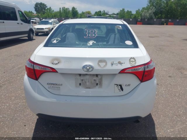 2T1BURHE3EC058862 Toyota COROLLA LE