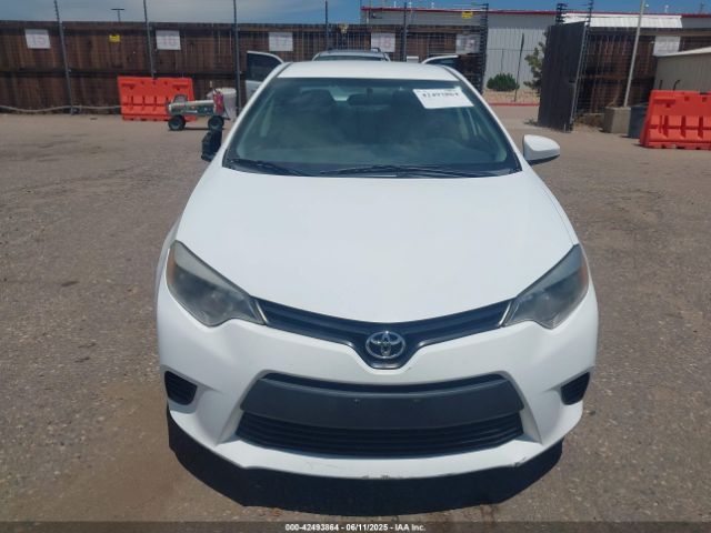 2T1BURHE3EC058862 Toyota COROLLA LE