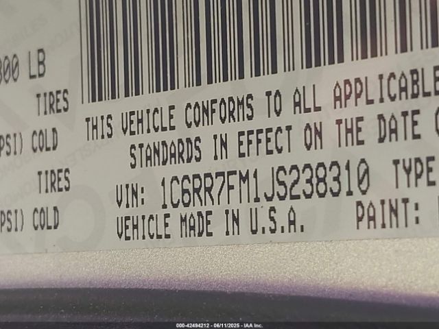 2018 RAM 1500 1C6RR7FM1JS238310 Photo 8