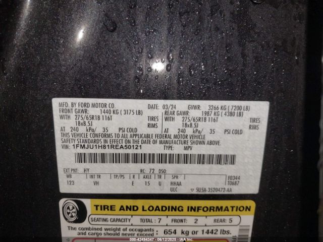 1FMJU1H81REA50121 Ford Expedition Xlt