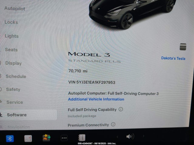 2019 TESLA MODEL 3 5YJ3E1EA1KF297953 Photo 6