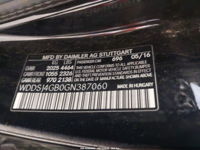 2016 MERCEDES-BENZ CLA 250 WDDSJ4GB0GN387060 Photo 8