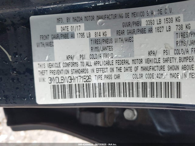 3MYDLBYV3HY171526 Toyota p5v