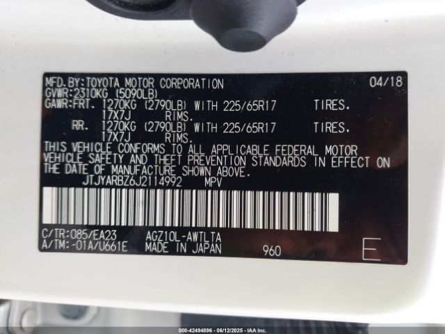 2018 LEXUS NX 300 JTJYARBZ6J2114992 Photo 8