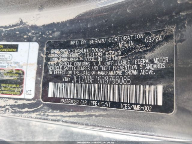 2024 TOYOTA GR86 JF1ZNBE16R8756085 Photo 8