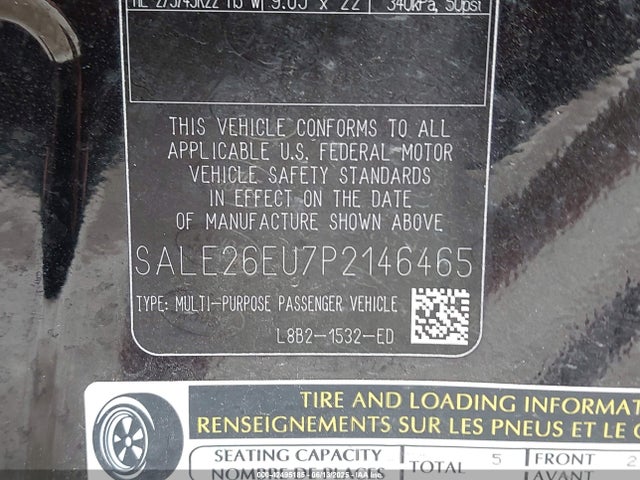 SALE26EU7P2146465 Land Rover aj120