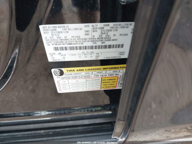 2021 FORD EXPEDITION 1FMJK1KT9MEA41310 Photo 8