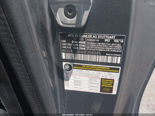WDDWJ4JB6HF358345 Mercedes-Benz m274
