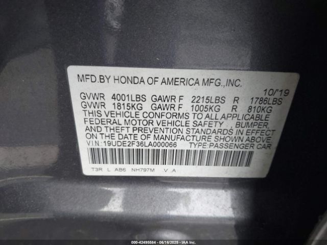 2020 ACURA ILX 19UDE2F36LA000066 Photo 8