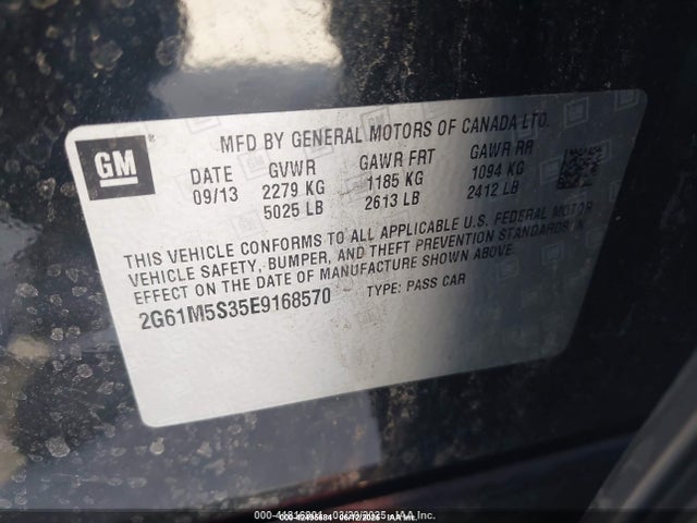 2014 CADILLAC XTS 2G61M5S35E9168570 Photo 8