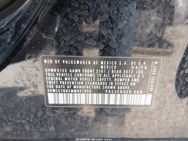 2021 VOLKSWAGEN JETTA 3VWC57BU2MM001996 Photo 8