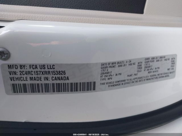 2024 CHRYSLER PACIFICA HYBRID 2C4RC1S7XRR153826 Photo 8