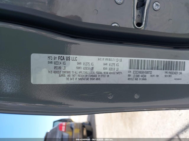Dodge Charger 2019 2C3CDXBG6KH588722 Image 25
