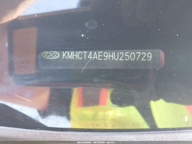 2017 HYUNDAI ACCENT KMHCT4AE9HU250729 Photo 8