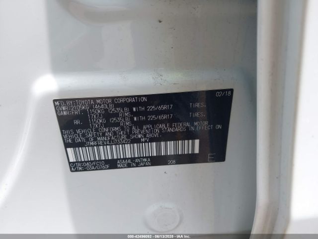 2018 TOYOTA RAV4 JTMRFREV4JJ733422 Photo 8