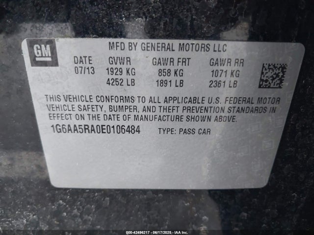 2014 CADILLAC ATS 1G6AA5RA0E0106484 Photo 8