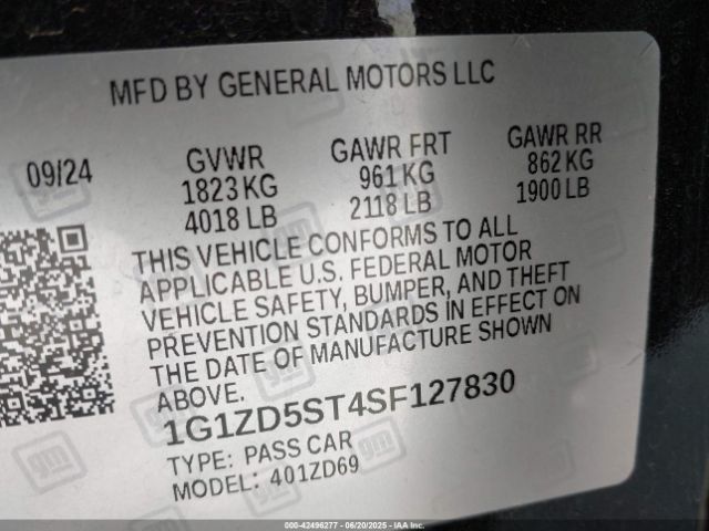 2025 CHEVROLET MALIBU 1G1ZD5ST4SF127830 Photo 8
