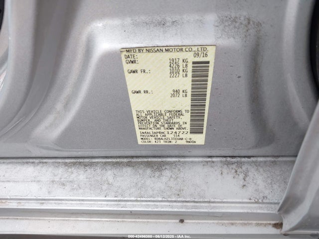 1N4AL3AP8HC124722 Nissan Altima