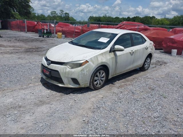 2T1BURHE2GC607602 Toyota COROLLA LE