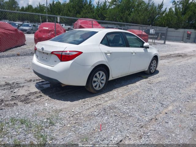 2T1BURHE2GC607602 Toyota COROLLA LE