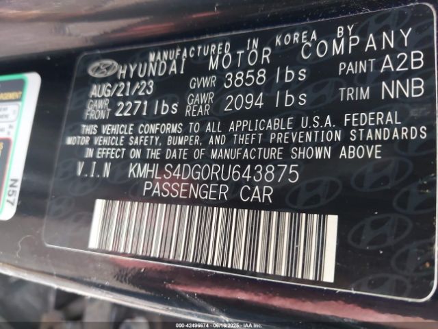 2024 HYUNDAI ELANTRA KMHLS4DG0RU643875 Photo 8