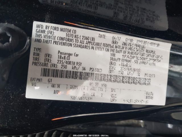 2017 FORD FOCUS ST 1FADP3L90HL309654 Photo 8