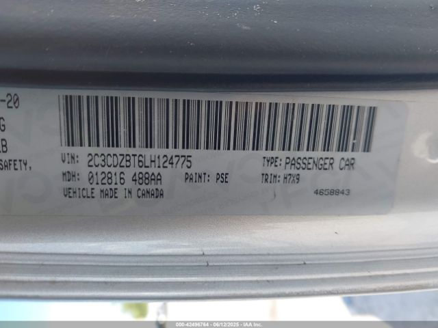 2020 DODGE CHALLENGER 2C3CDZBT6LH124775 Photo 8