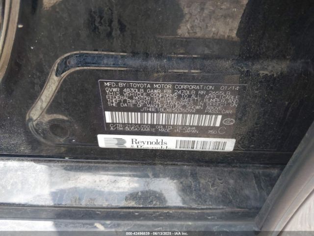 2014 LEXUS GS 350 JTHBE1BLXE5035094 Photo 8