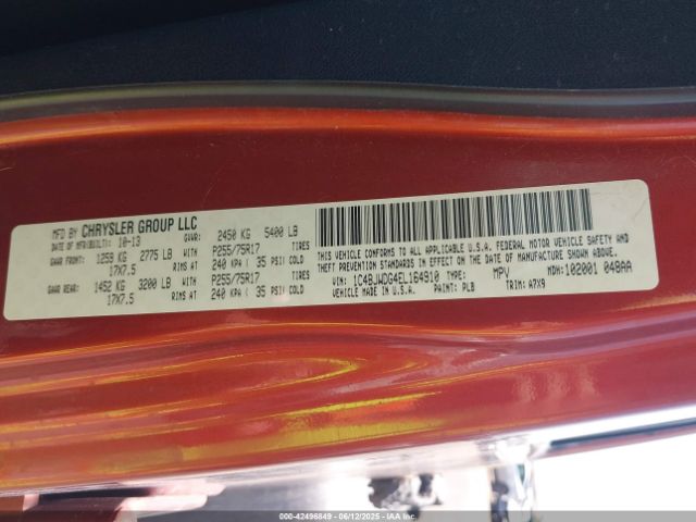 2014 JEEP WRANGLER UNLIMITED 1C4BJWDG4EL164910 Photo 8