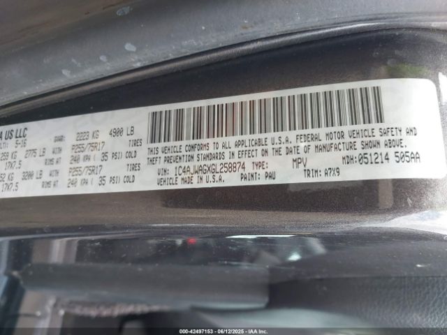 2016 JEEP WRANGLER 1C4AJWAGXGL258874 Photo 8