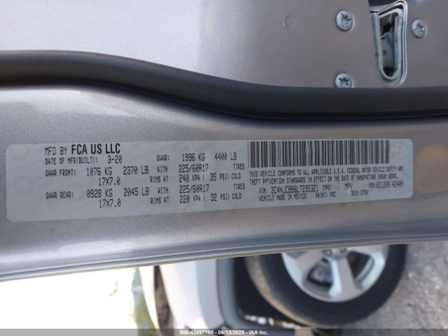 2020 JEEP COMPASS 3C4NJCBB6LT235321 Photo 8