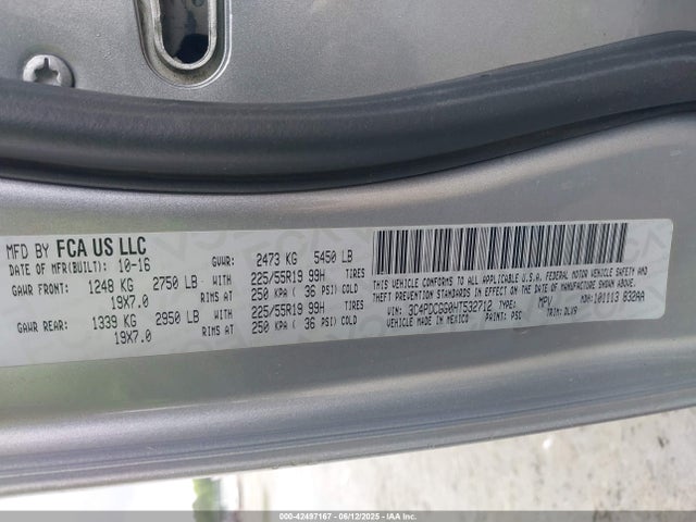 Dodge Journey 2017 3C4PDCGG0HT532712 Image 9