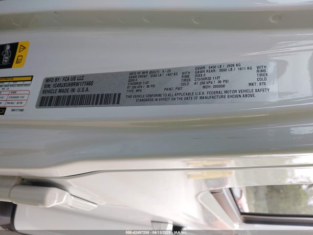 1C4RJXU69RW177460 Jeep 2024