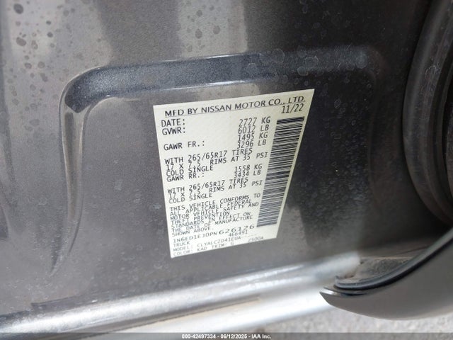 Nissan 2023 2023 1N6ED1EJ0PN626126 Image 9