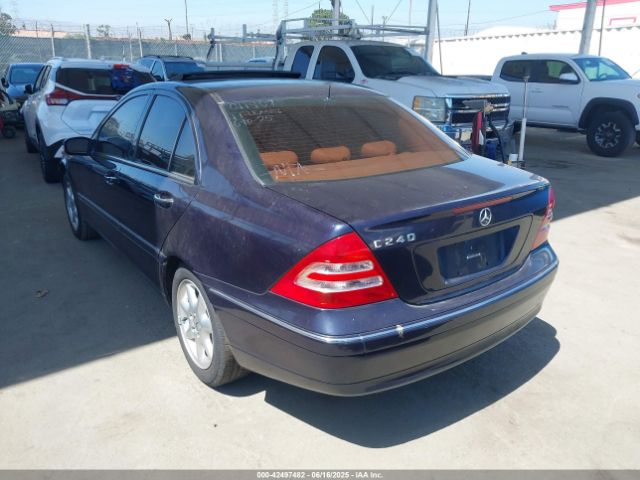 2003 MERCEDES-BENZ C 240 WDBRF61J73E011907 Photo 2