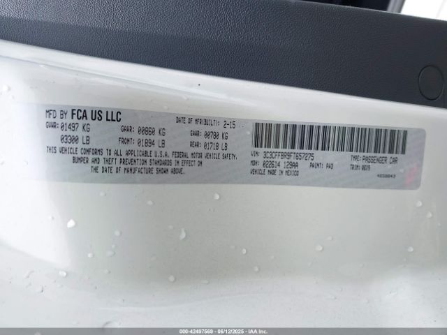 2015 FIAT 500 3C3CFFBR9FT657275 Photo 8