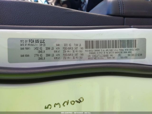 2020 DODGE DURANGO 1C4SDJFT1LC166468 Photo 8