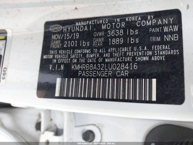 Hyundai mpi gamma ii 2020 KMHRB8A32LU028416 Image 9