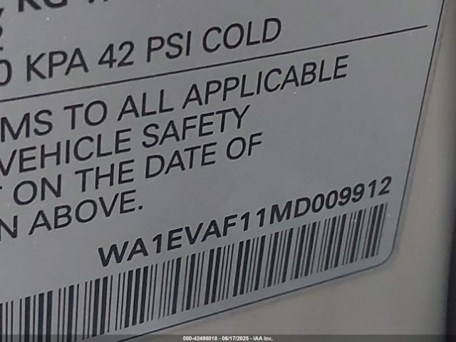 2021 AUDI Q8 WA1EVAF11MD009912 Photo 8
