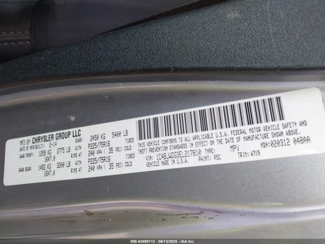 2014 JEEP WRANGLER UNLIMITED 1C4BJWDG3EL217810 Photo 8