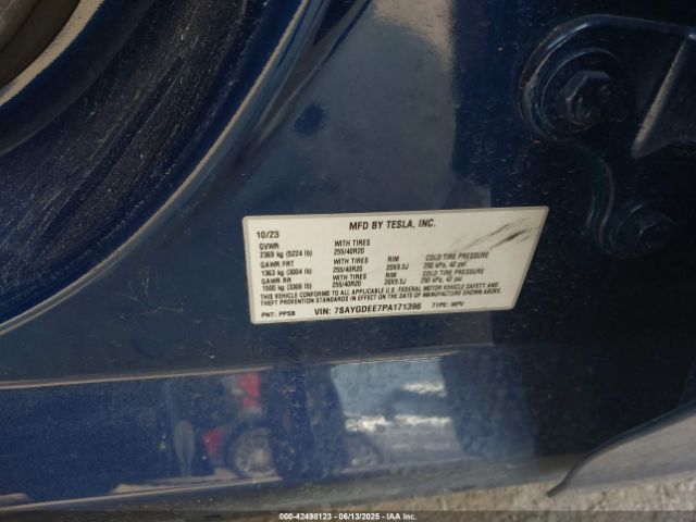 2023 TESLA MODEL Y 7SAYGDEE7PA171396 Photo 8