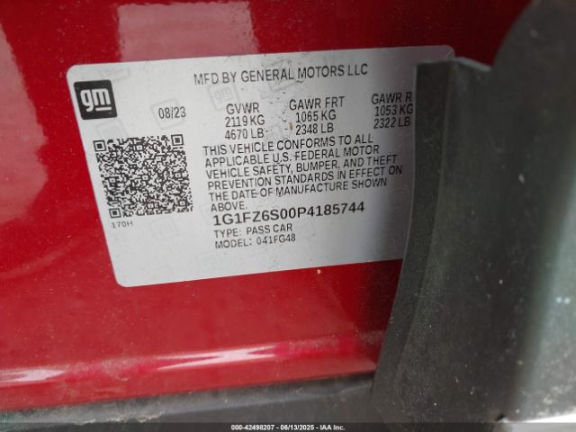 2023 CHEVROLET BOLT EUV 1G1FZ6S00P4185744 Photo 8