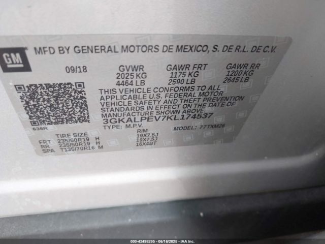 2019 GMC TERRAIN 3GKALPEV7KL174537 Photo 8