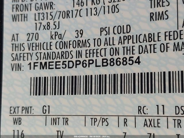 2023 FORD BRONCO 1FMEE5DP6PLB86854 Photo 8