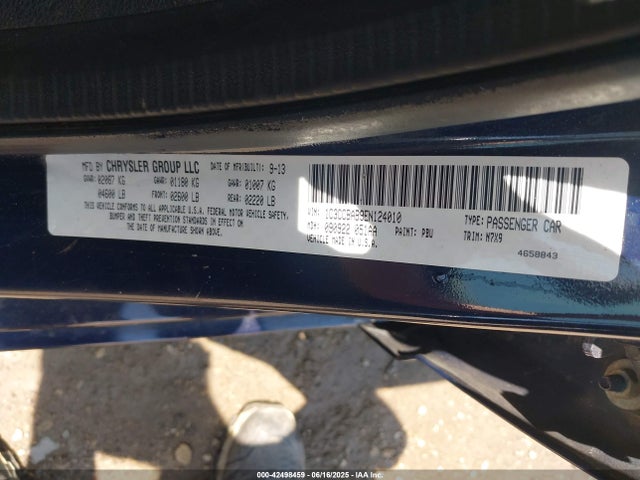 Chrysler 2014 2014 1C3CCBAB9EN124010 Image 9